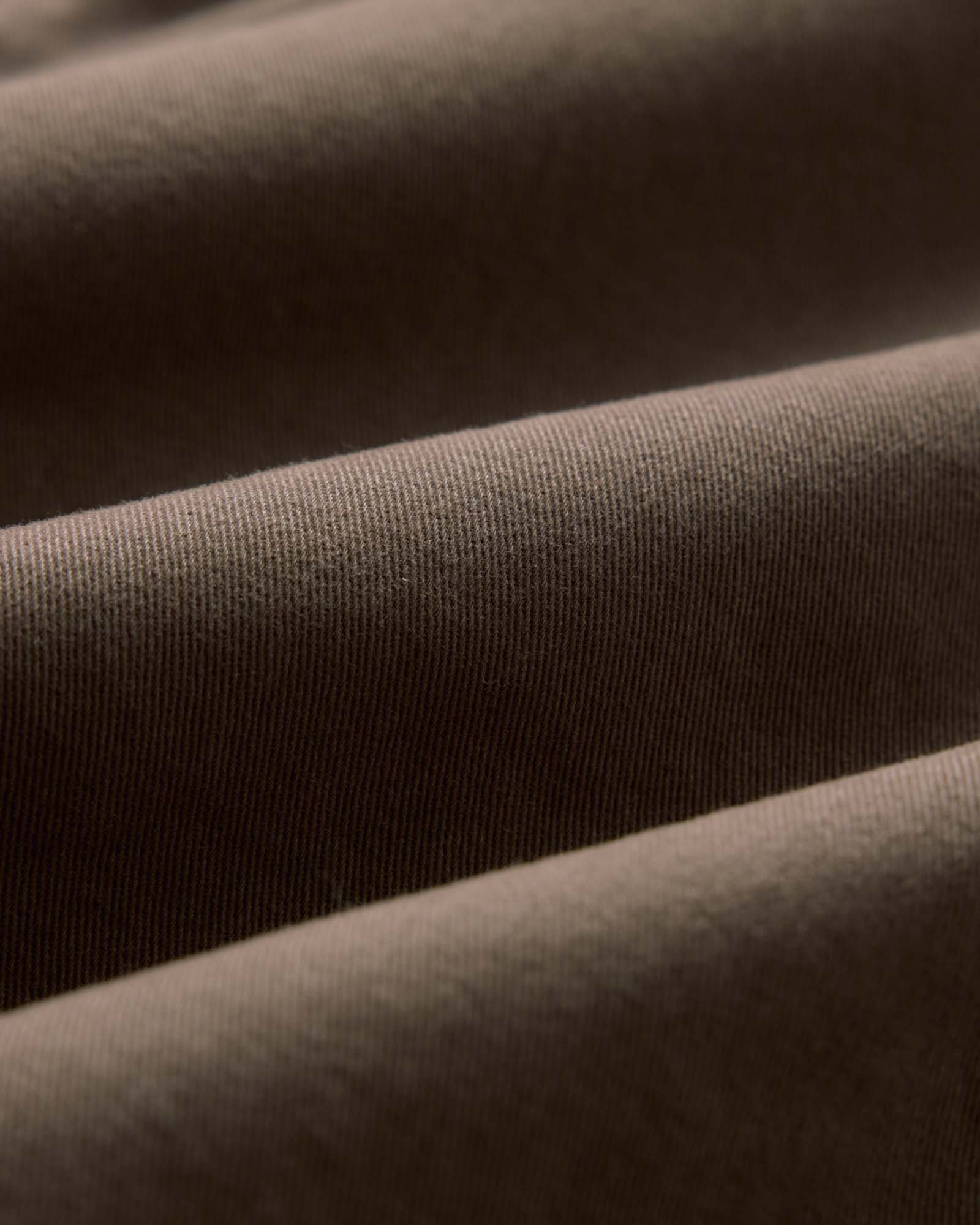 The Apres Short in Organic Espresso Foundation Twill
