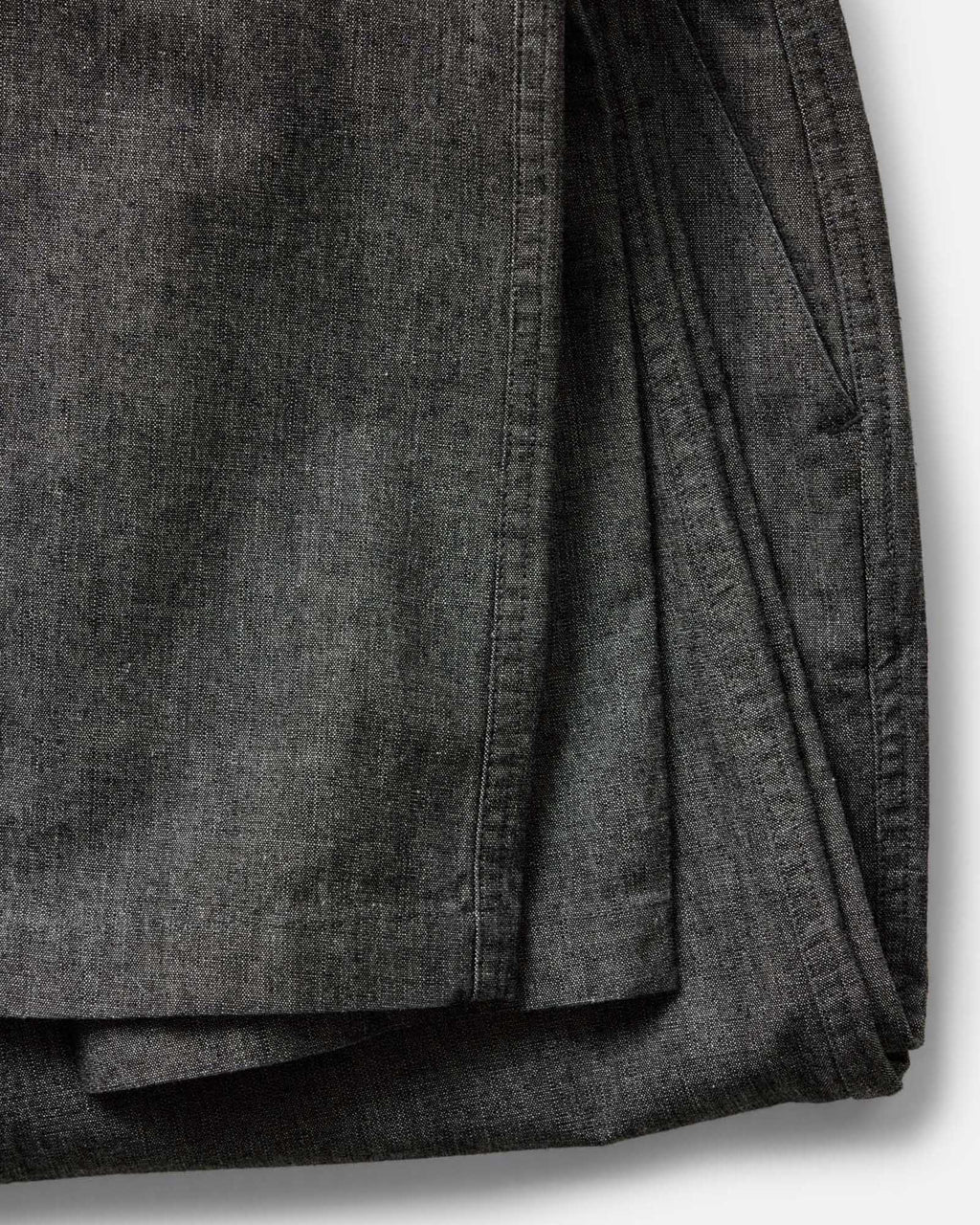 The Easy Pant in Black Indigo Chambray