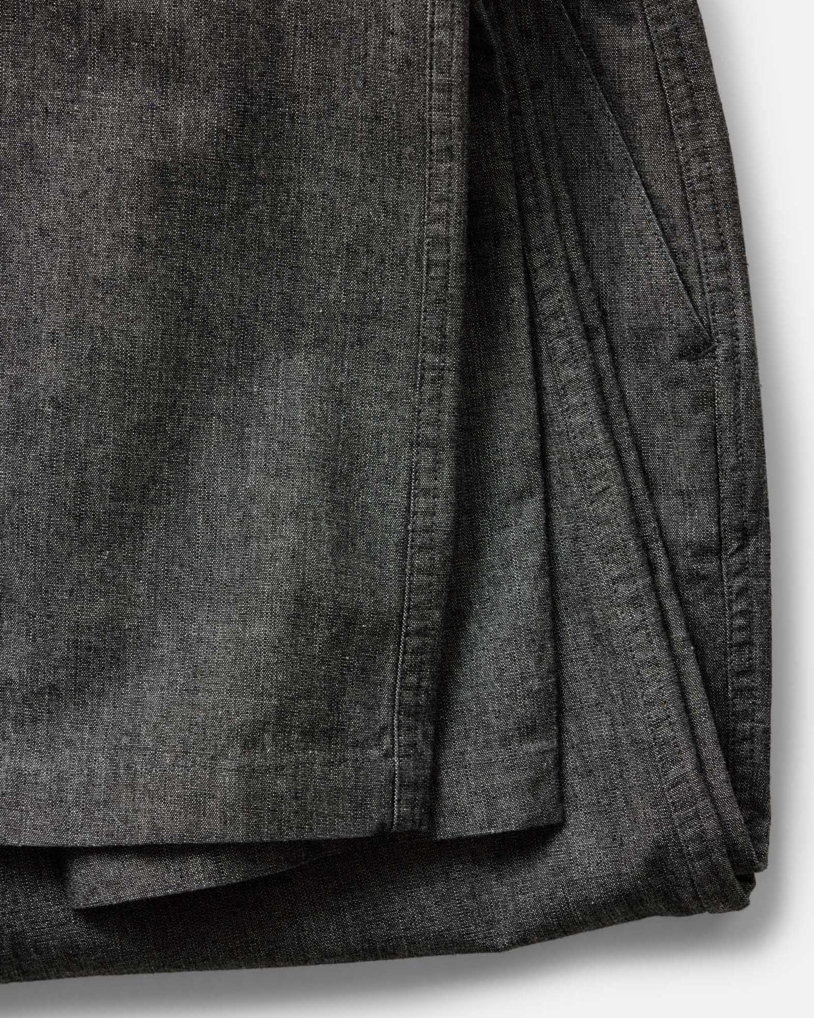 The Easy Pant in Black Indigo Chambray