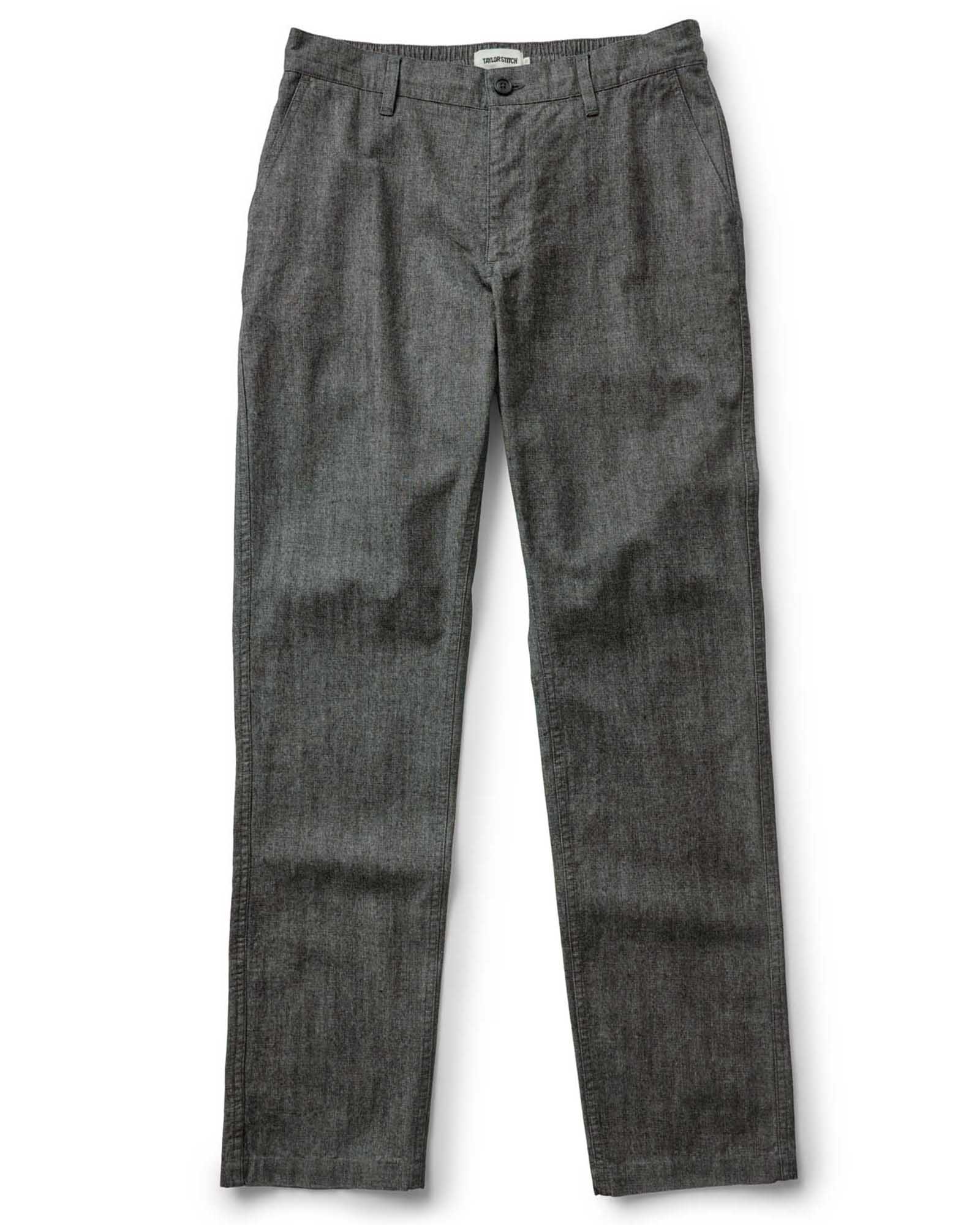 The Easy Pant in Black Indigo Chambray
