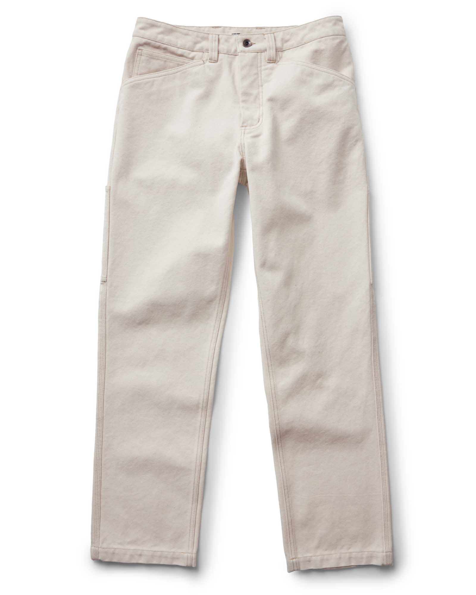 The Painter Pant in Seeded Natural Chipped Canvas