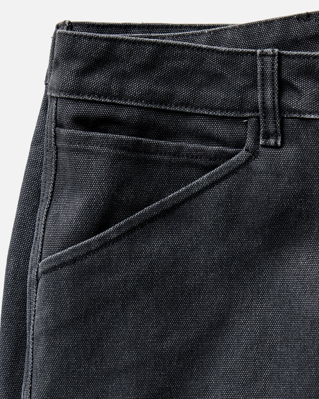 The Chore Pant in Coal Chipped Canvas