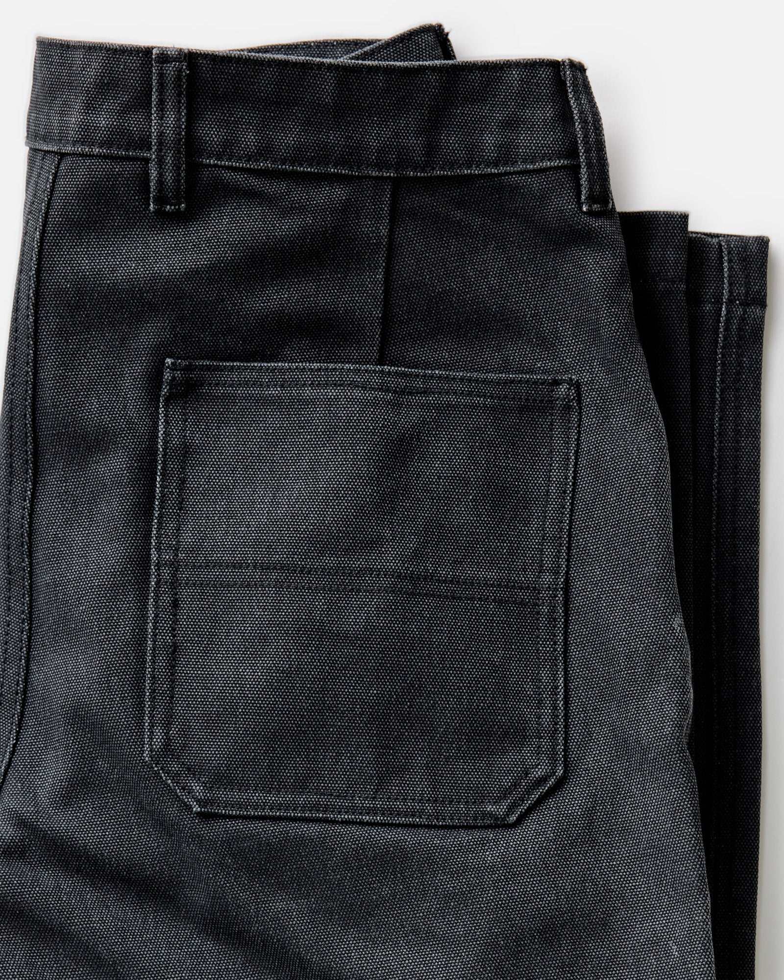 The Chore Pant in Coal Chipped Canvas
